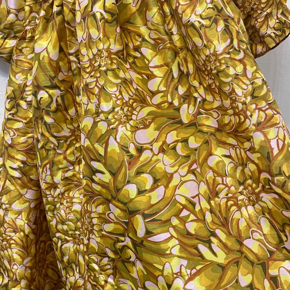 Kika Vargas Women’s Dress Mini 2X or 1x Yellow, Gold - Picture 10 of 16